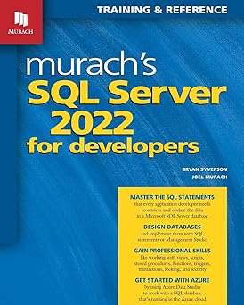Murach's SQL Server 2022 for Developers Book